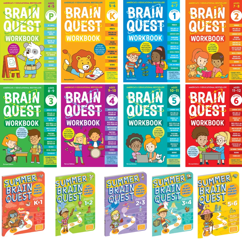 Brain Quest Workbooks & Summer Brain Quest Workbooks - MakoStars