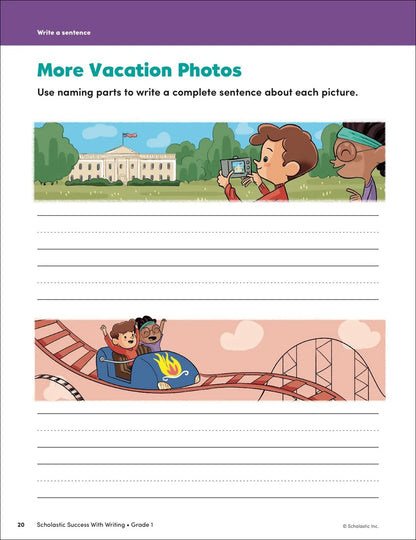 Scholastic Success with Writing Grade 1 Workbook - MakoStars Online Store