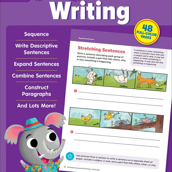 Scholastic Success with Writing Grade 3 Workbook - MakoStars Online Store
