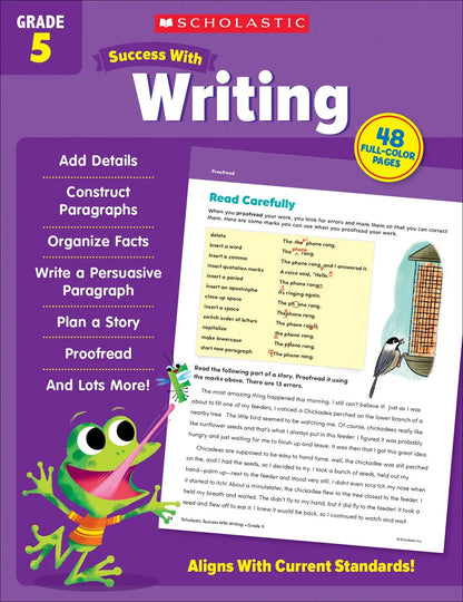 Scholastic Success with Writing Grade 5 Workbook - MakoStars Online Store