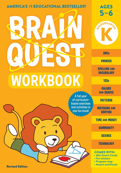 Brain Quest Workbook: Kindergarten Revised Edition - MakoStars Online Store