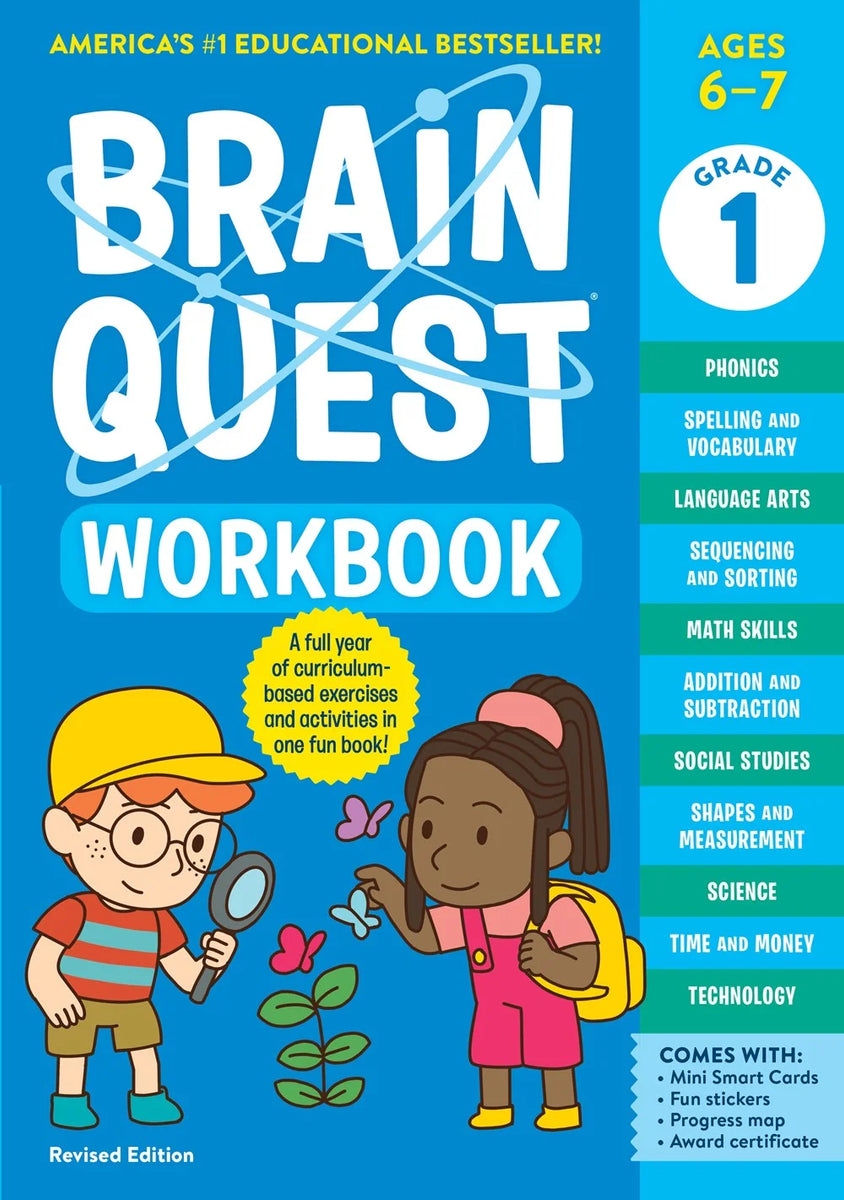 Brain Quest Workbook: 1st Grade Revised Edition - MakoStars Online Store