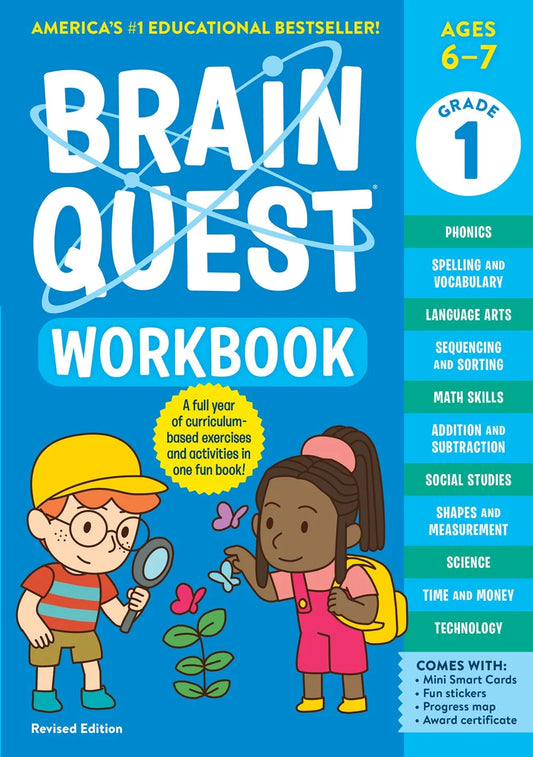 Brain Quest Workbook: 1st Grade Revised Edition - MakoStars Online Store