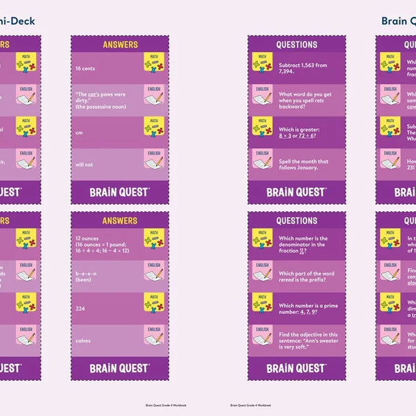Brain Quest Workbook: 4th Grade Revised Edition - MakoStars Online Store