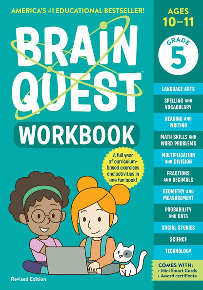 Brain Quest Workbook: 5th Grade Revised Edition - MakoStars Online Store