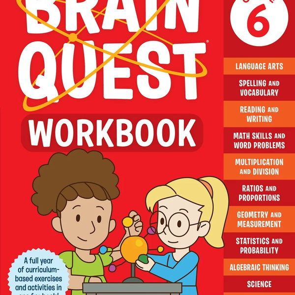 Brain Quest Workbook: 6th Grade Revised Edition - MakoStars Online Store