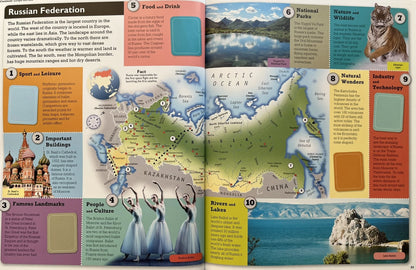 Atlas of the World Children's Sticker Book