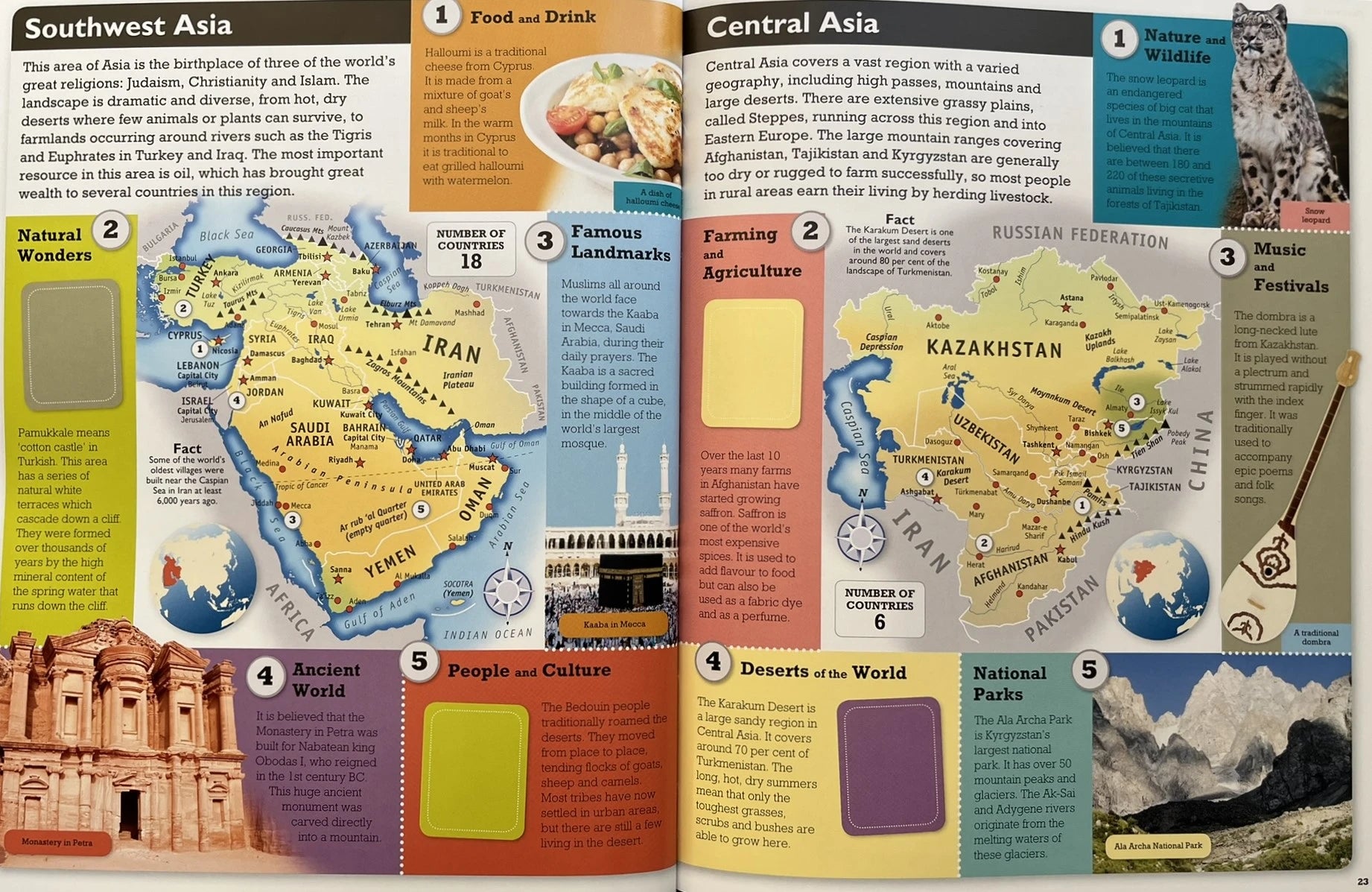 Atlas of the World Children's Sticker Book