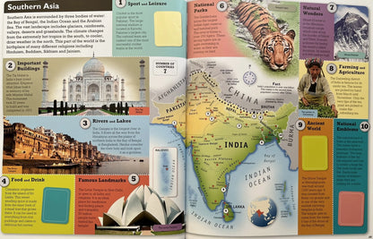 Atlas of the World Children's Sticker Book