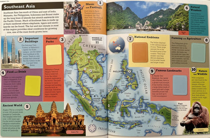 Atlas of the World Children's Sticker Book