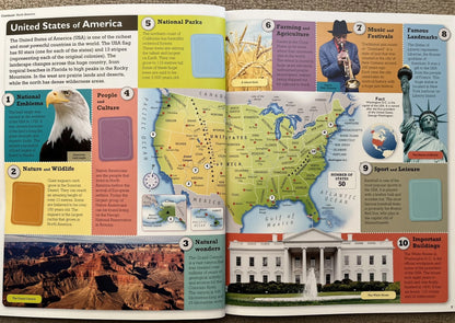 Atlas of the World Children's Sticker Book