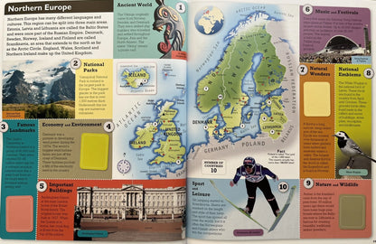 Atlas of the World Children's Sticker Book