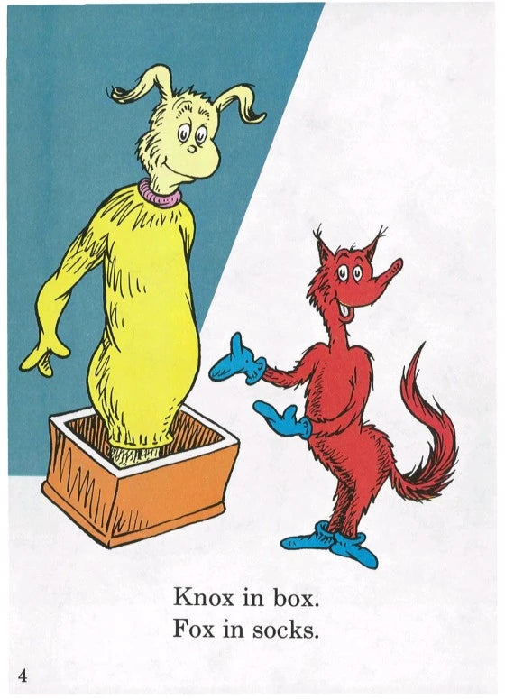 Dr. Seuss's Fox in Socks - MakoStars Store | English Books and Study Materials