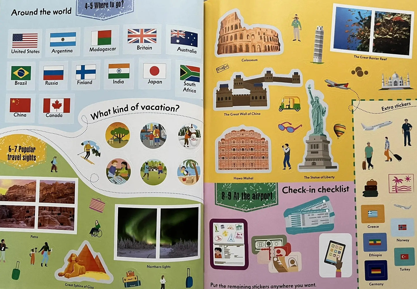 Sticker Encyclopedia Around the World