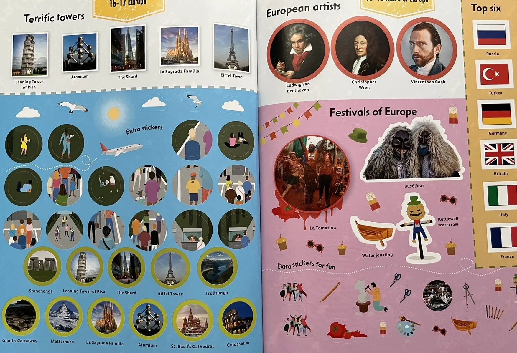 Sticker Encyclopedia Around the World