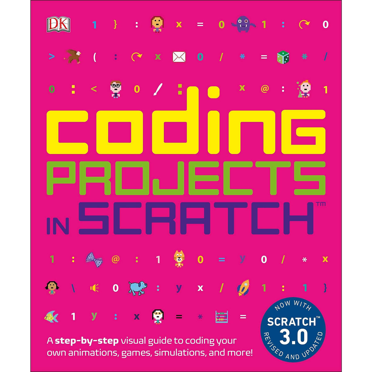 Coding Projects in Scratch: A Step-by-Step Visual Guide to Coding Your Own Animations, Games, Simulations, a (Computer Coding for Kids) - MakoStars Online Store