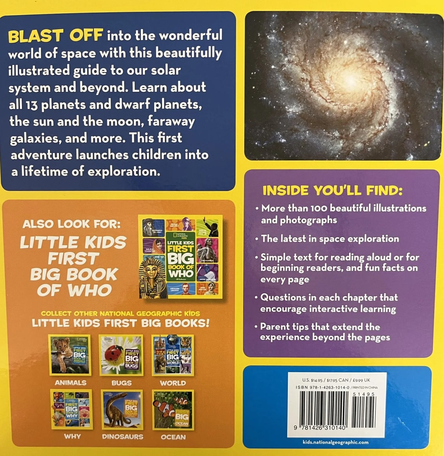 National Geographic Little Kids First Big Book of Space - MakoStars Online Store