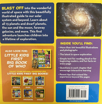 National Geographic Little Kids First Big Book of Space - MakoStars Online Store