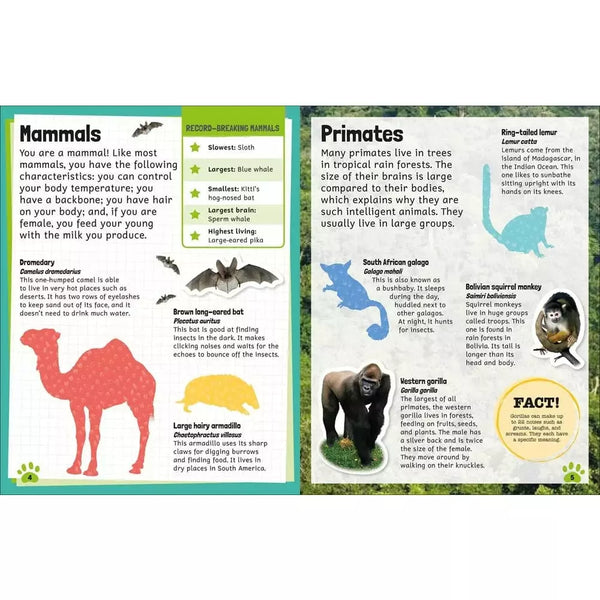 Sticker Encyclopedia Animals - MakoStars Online Store