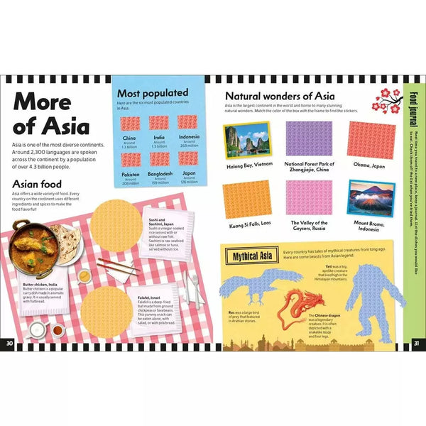 Sticker Encyclopedia Around the World - MakoStars Online Store
