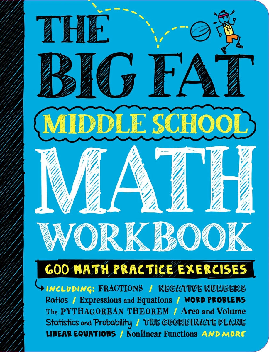 The Big Fat Middle School Math Workbook - MakoStars Online Store