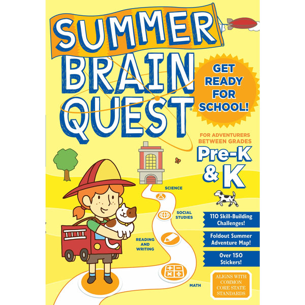 Summer Brain Quest: Between Grades Pre-K & K - MakoStars Online Store