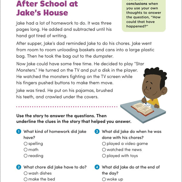 Scholastic Success With Reading Comprehension: Grade 2 Workbook - MakoStars Online Store